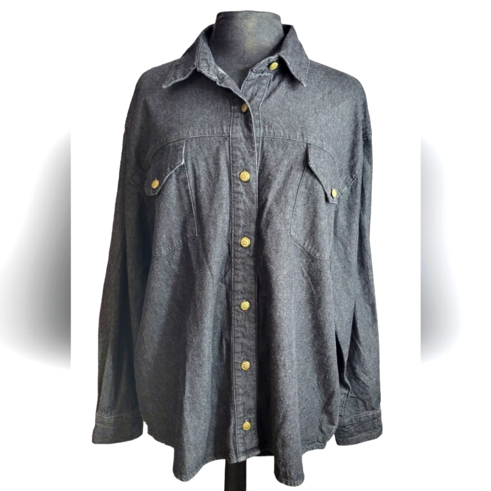 Oakbrook denim button down shirt